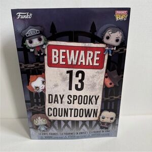 Funko Pocket Pop 13 Day Spooky Countdown Horror Advent Calendar Open Box READ